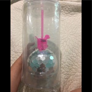 Victoria’s Secret PINK disco cup+ straw